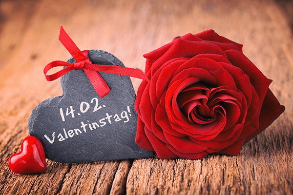 Countdown zum Valentinstag